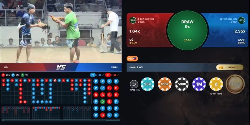 Tìm hiểu về sảnh đá gà tại nhà cái VIC88